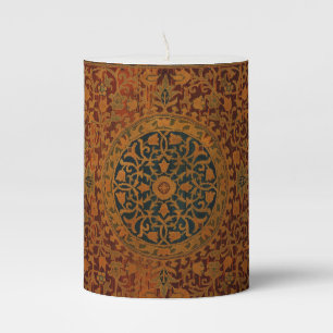 William Morris Tapestry Carpet Rug Pillar Candle
