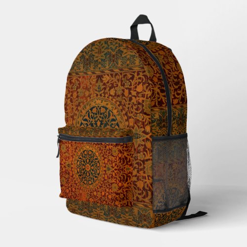William Morris Tapestry Carpet Rug Printed Backpack