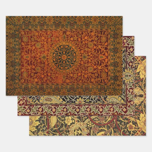 William Morris Tapestry Carpet Rug Wrapping Paper Sheets
