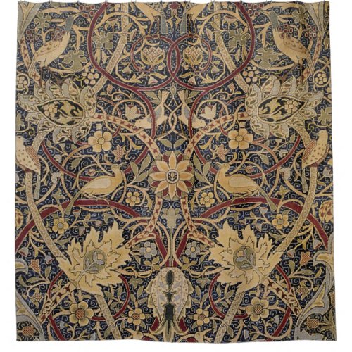 William Morris Textile Pattern Bullerwood Shower Curtain
