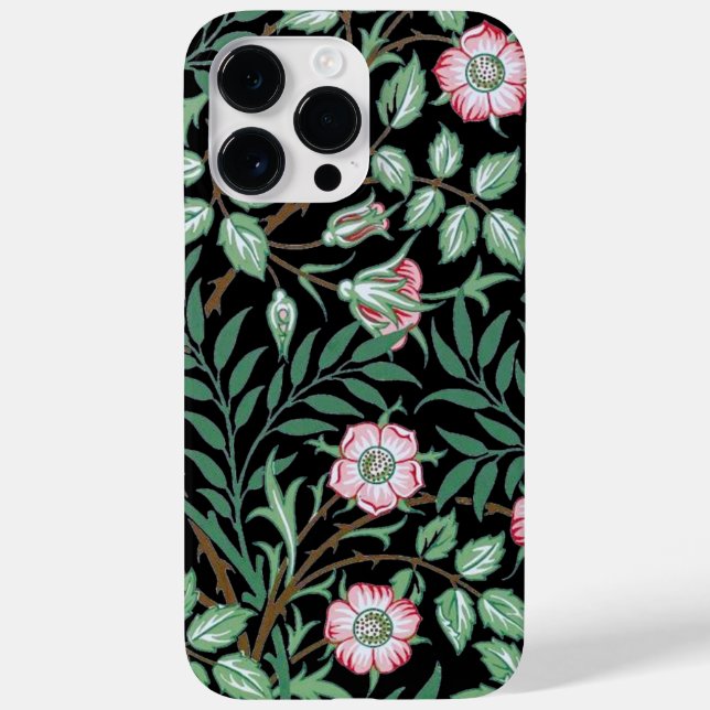 William Morris Textile Pattern Iphone Case (Back)