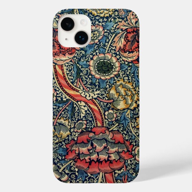 William Morris Textile Pattern Wandle Case-Mate iPhone Case (Back)