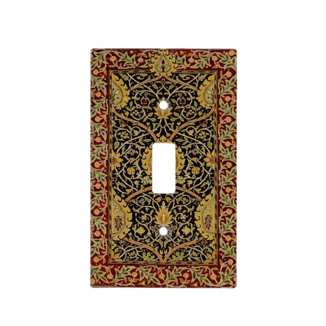 William Morris: The Black Tree Switch Plate (Front)