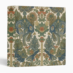 William Morris The Peacock Vintage Art Nouveau 3 Ring Binder
