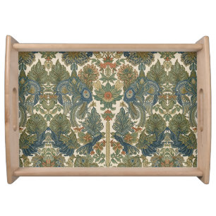 William Morris The Peacock Vintage Art Nouveau Serving Tray