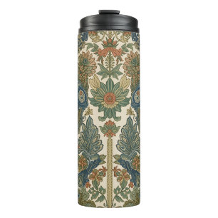 William Morris The Peacock Vintage Art Nouveau Thermal Tumbler