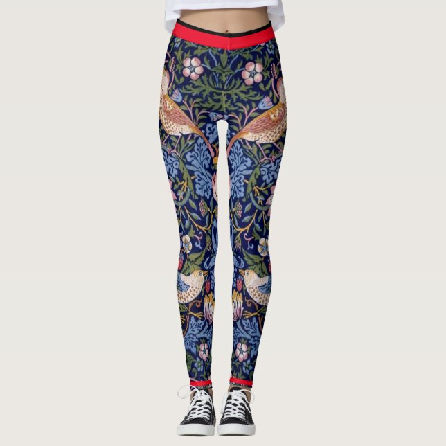 William Morris THE STRAWBERRY THIEF Leggings (Front)