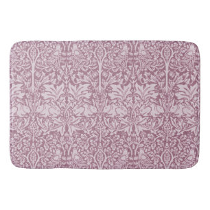 William Morris,The Strawberry thief,revamped,art n Bath Mat