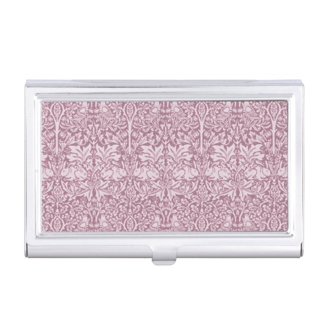 William Morris,The Strawberry thief,revamped,art n Business Card Case (Front)