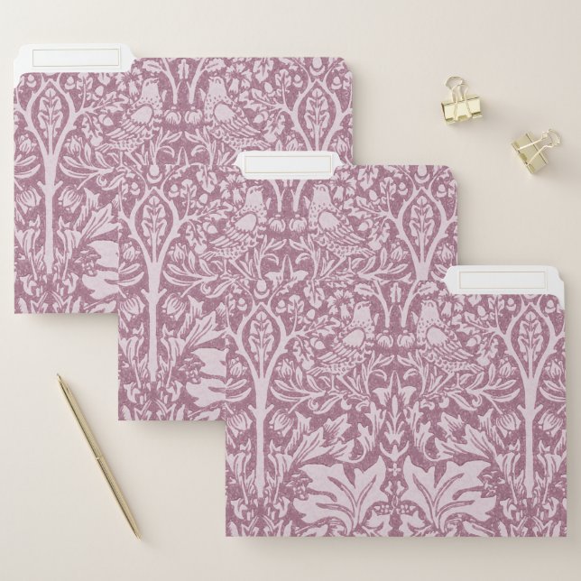 William Morris,The Strawberry thief,revamped,art n File Folder (Set)