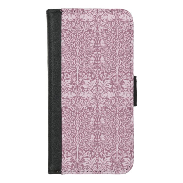 William Morris,The Strawberry thief,revamped,art n iPhone Wallet Case (Front)