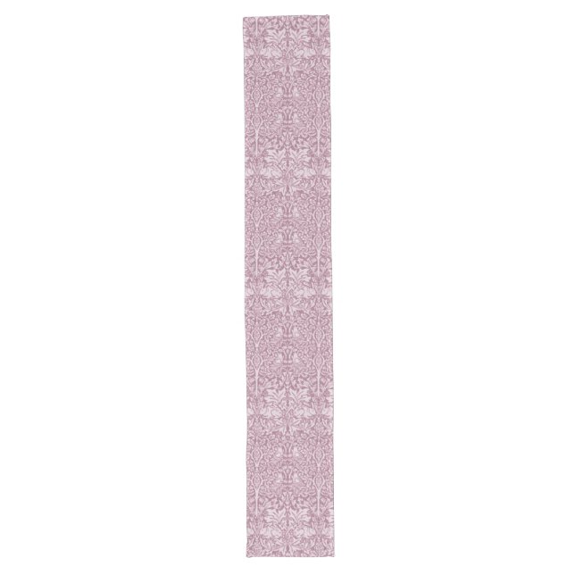 William Morris,The Strawberry thief,revamped,art n Long Table Runner (Front)