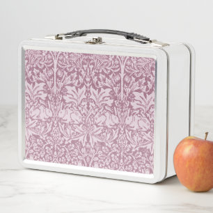 William Morris,The Strawberry thief,revamped,art n Metal Lunch Box