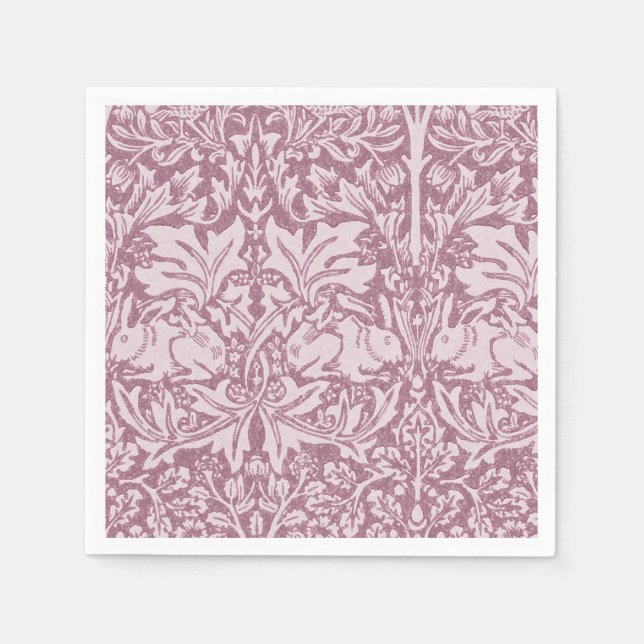 William Morris,The Strawberry thief,revamped,art n Napkins (Front)