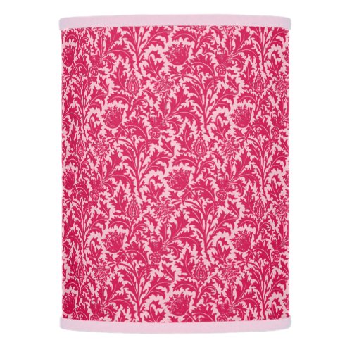 William Morris Thistle Damask Fuchsia Pink Lamp Shade