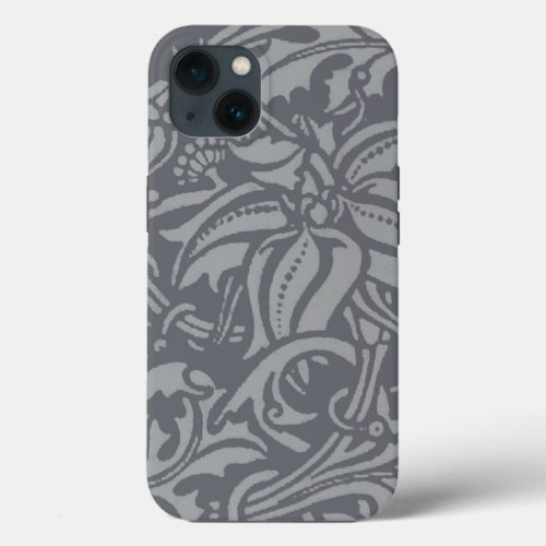 William Morris Thistle Floral Wallpaper Flower Art iPhone 13 Case