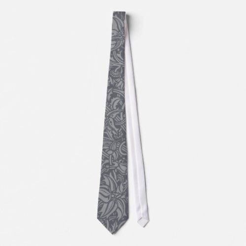 William Morris Thistle Floral Wallpaper Flower Art Tie