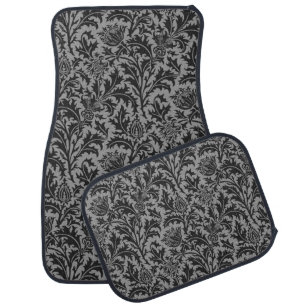 William Morris Thistle Pattern Elegant Car Mat
