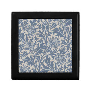 William Morris Thistle Sage Blue Pattern Gift Box
