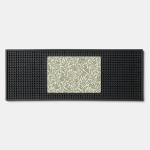 William Morris Thistle Sage Green Pattern Bar Mat