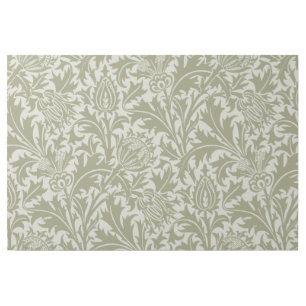 William Morris Thistle Sage Green Pattern Gallery Wrap