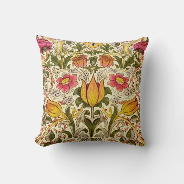 WILLIAM MORRIS THROW PILLOW (Front)