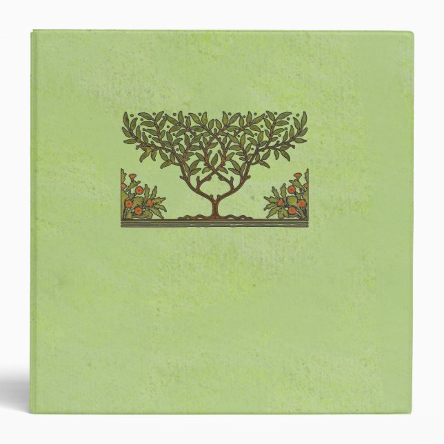 William Morris Tree Frieze Floral Wallpaper Binder (Front)