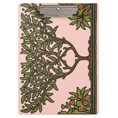 William Morris Tree Frieze Floral Wallpaper Clipboard