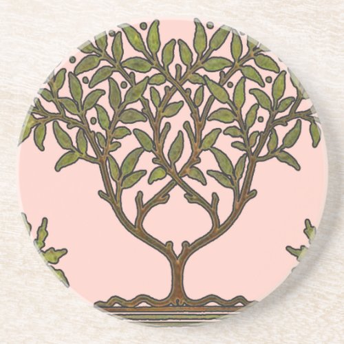 William Morris Tree Frieze Floral Wallpaper Coaster