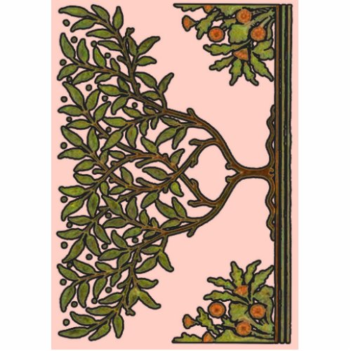 William Morris Tree Frieze Floral Wallpaper Cutout
