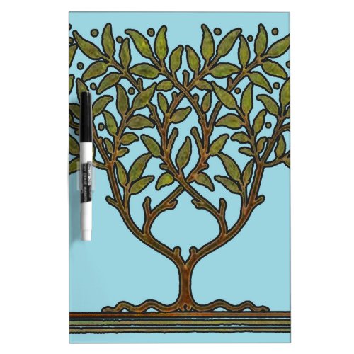 William Morris Tree Frieze Floral Wallpaper Dry Erase Board