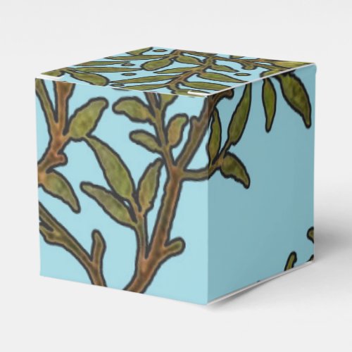 William Morris Tree Frieze Floral Wallpaper Favor Boxes