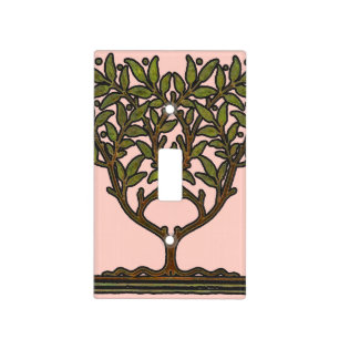 William Morris Tree Frieze Floral Wallpaper Light Switch Cover