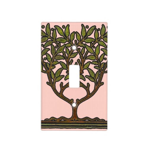 William Morris Tree Frieze Floral Wallpaper Light Switch Cover