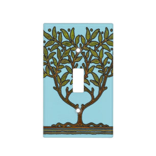 William Morris Tree Frieze Floral Wallpaper Light Switch Cover