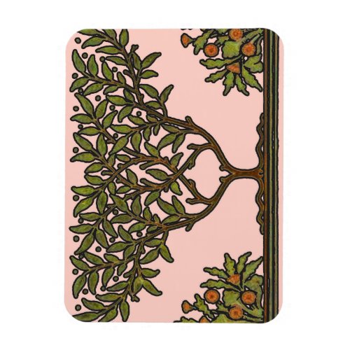 William Morris Tree Frieze Floral Wallpaper Magnet