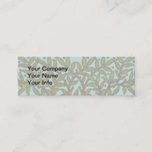 William Morris Tree Frieze Floral Wallpaper Mini Business Card