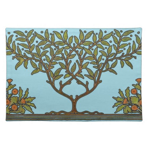 William Morris Tree Frieze Floral Wallpaper Placemat