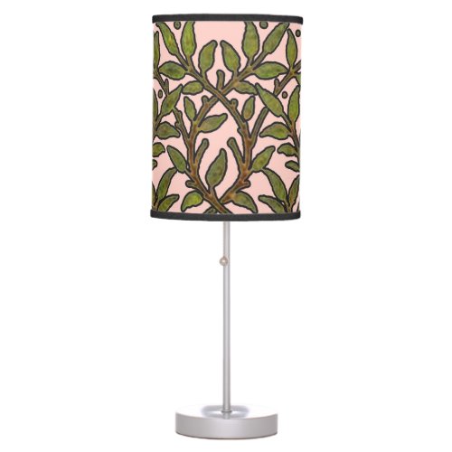 William Morris Tree Frieze Floral Wallpaper Table Lamp
