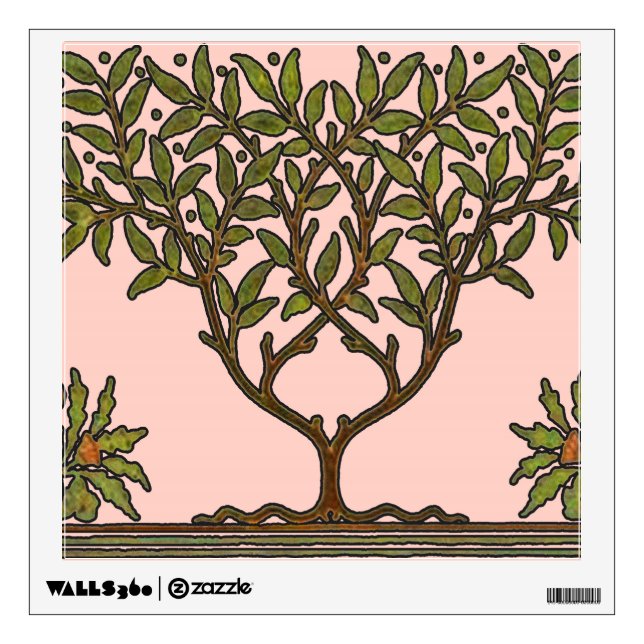 William Morris Tree Frieze Floral Wallpaper Wall Sticker (Front)