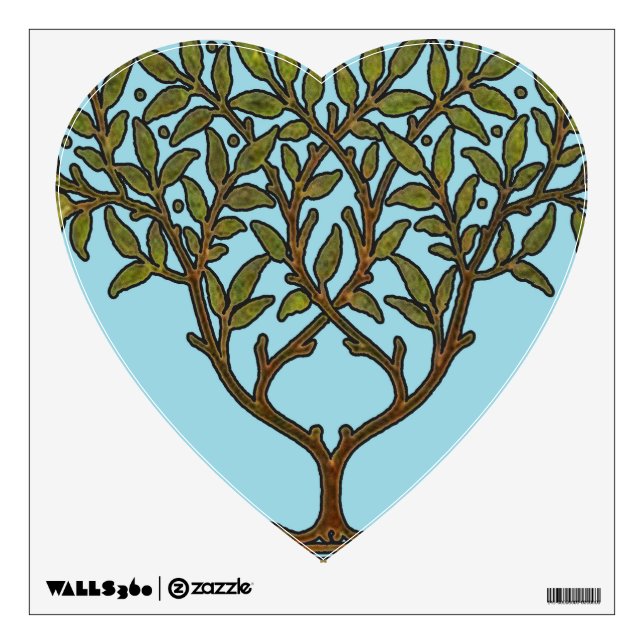 William Morris Tree Frieze Floral Wallpaper Wall Sticker (Front)