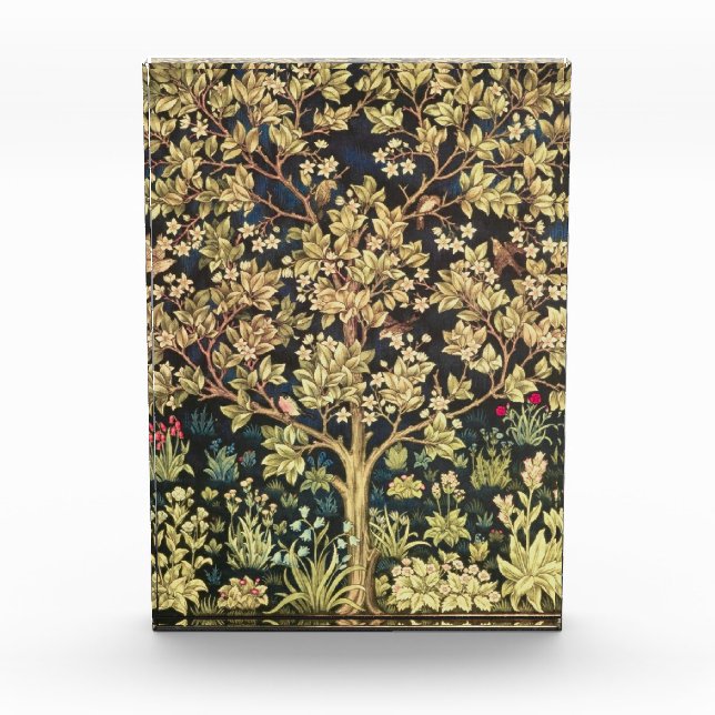 William Morris Tree Of Life Acrylic Award (Front)