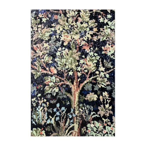 William Morris Tree of Life Acrylic Wall Art