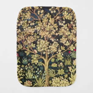 William Morris Tree Of Life Burp Cloth