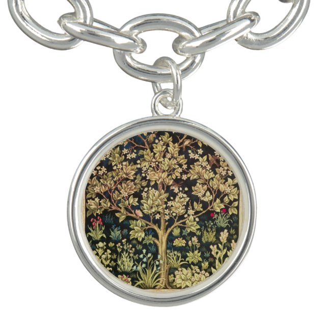 William Morris Tree Of Life Charm Bracelet (Design)