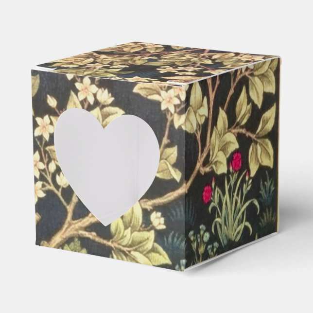 William Morris Tree Of Life Favor Boxes (Front Side)