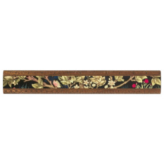 William Morris Tree Of Life Floral Vintage Art Ruler