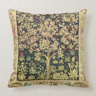 Details about   1-Vintage Antique 12”Pillow Floral Valore raised 