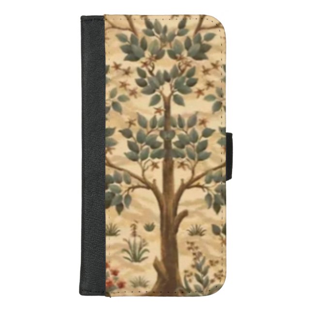 William Morris Tree Of Life iPhone Wallet Case (Front)
