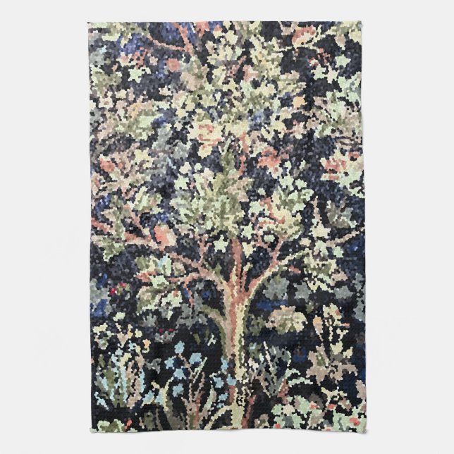 William Morris Tree of Life Kitchen Towels (Vertical)